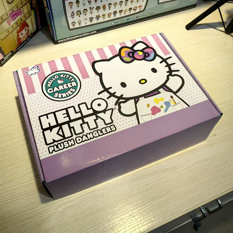 Custom folded color box with glossy finish