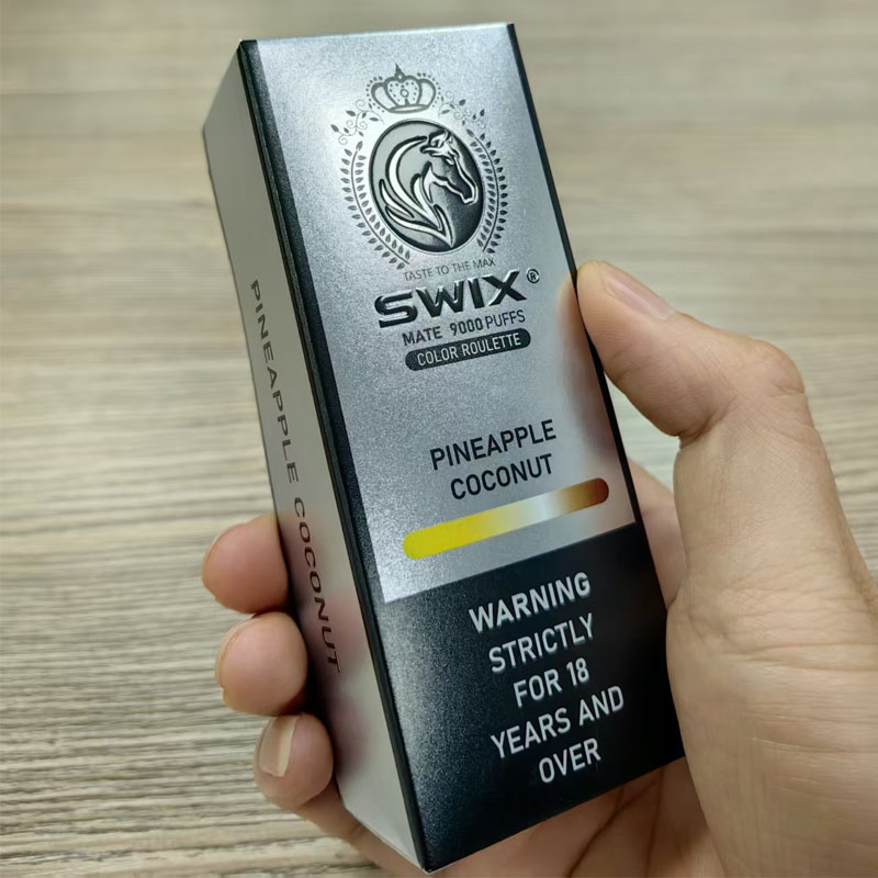 Custom folded color box with glossy finish