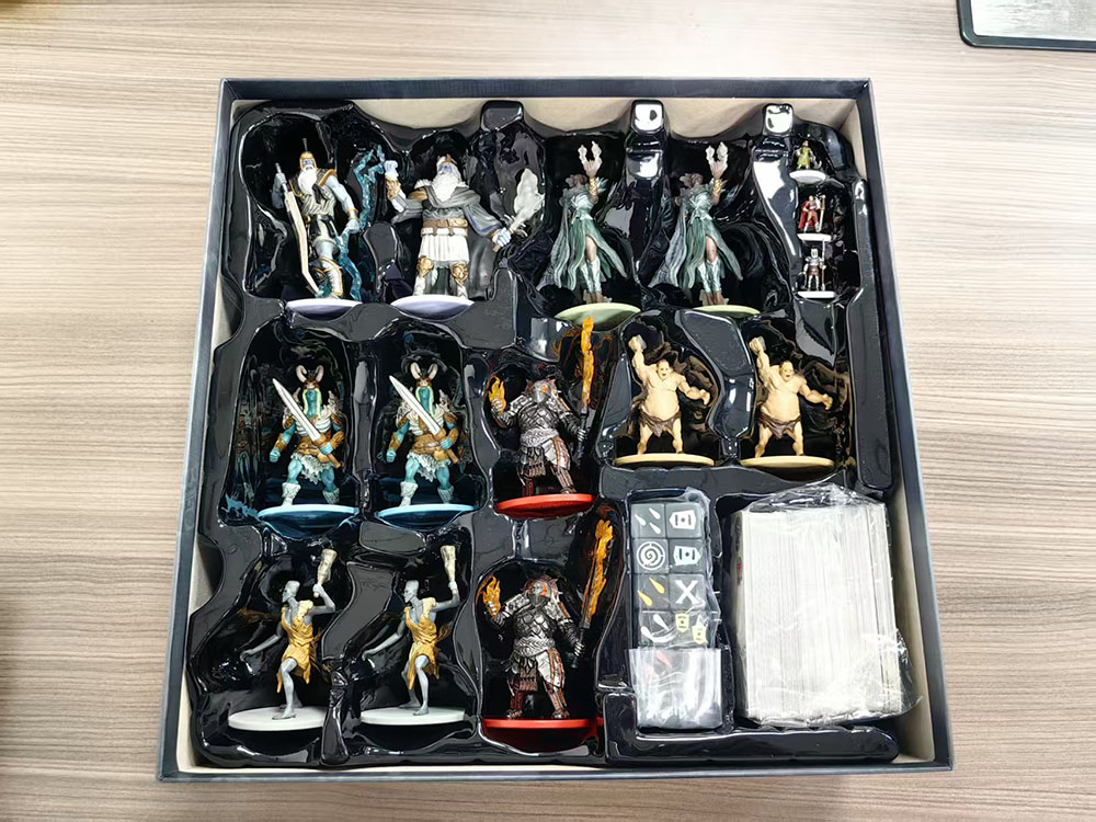 Custom folded color box with glossy finish