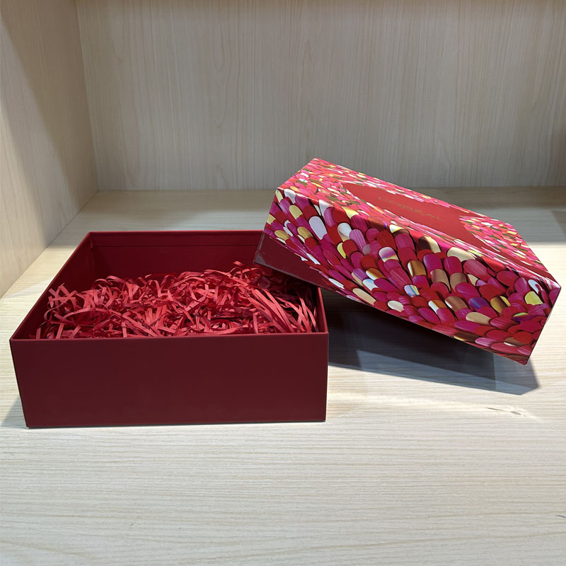 Custom folded color box with glossy finish