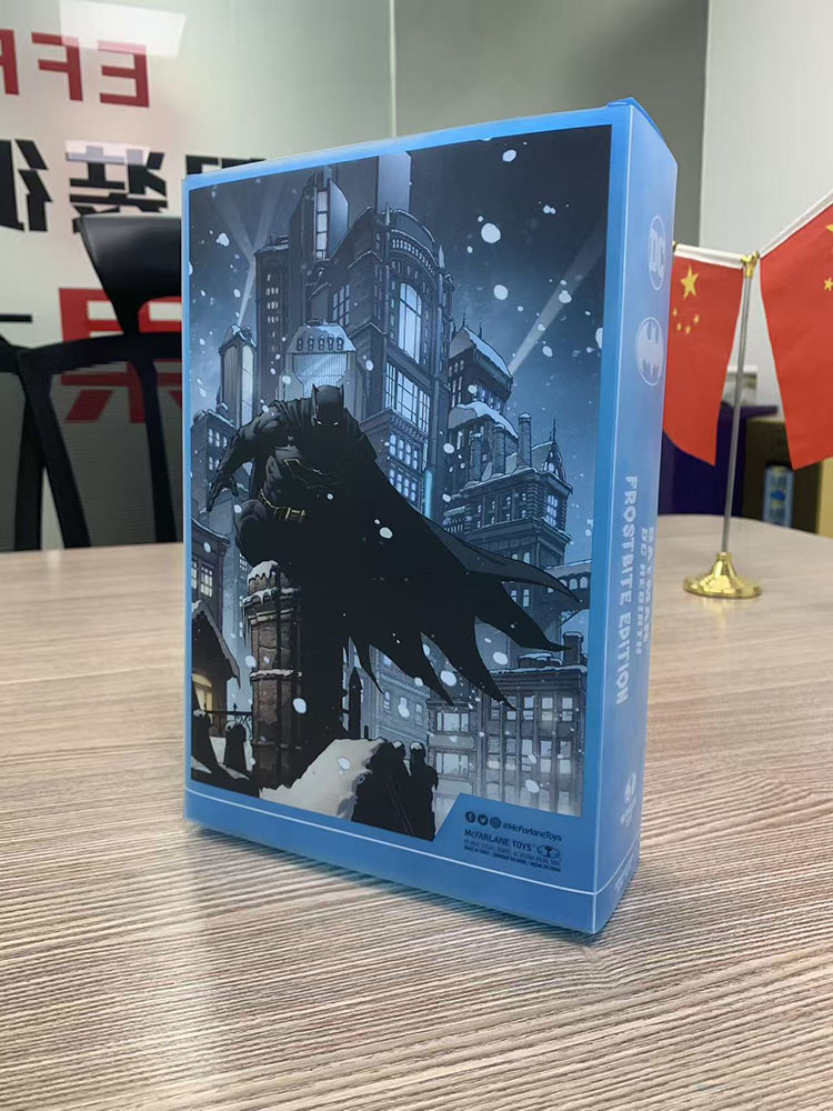 Custom folded color box with glossy finish
